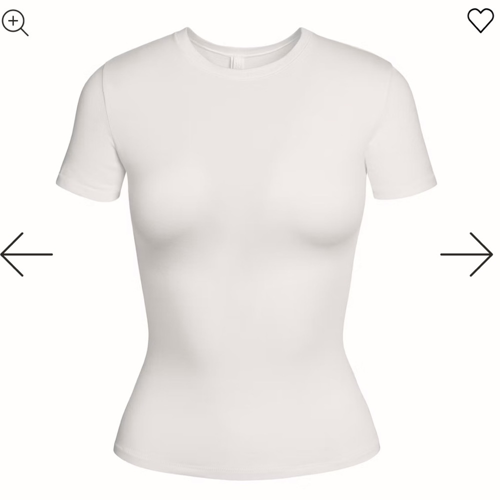 SKIMS Cotton Jersey T-Shirt Marble